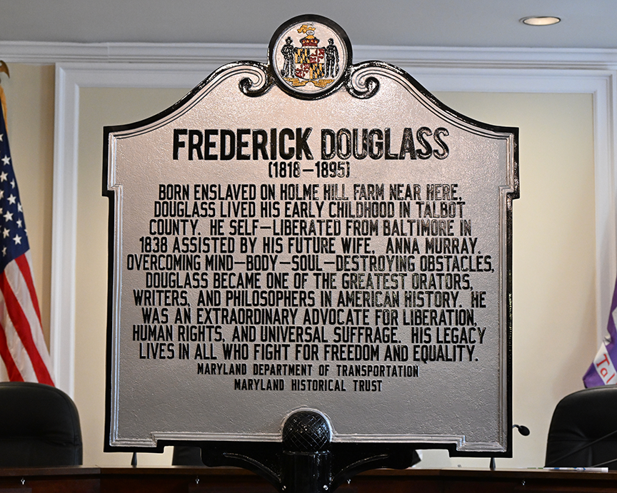 Frederick Douglass Historical Marker